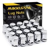 MIKKUPPA M12x1.5 Lug Nuts - Replacement for 2006-2020 Ford Fusion, 2000-2019 Focus, 2001-2023 Escape Aftermarket Wheel - 20pcs Chrome Closed End Lug Nut