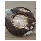 Towjug 20 Feet Magnetic Tape Strip Roll with 3M Self Adhesive Backing, 1/2 in Width Flexible Sticky Magnet Tape Strips for Craft DIY Projects, Garage Whiteboards and Fridge Organization-0.06 Thick'