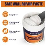 Drywall Repair Kit Drywall Hole Repair Patch Kits Wall Spackle Repair Paste with 8.5OZ White Wall Repair Putty with Scraper, Wall Surface Hole Fill Quick and Easy Solution (1Pack)