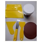 Drywall Repair Kit Drywall Hole Repair Patch Kits Wall Spackle Repair Paste with 8.5OZ White Wall Repair Putty with Scraper, Wall Surface Hole Fill Quick and Easy Solution (1Pack)