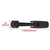 KUAFU Hood Latch Compatible with 2003-2009 Hummer H2 Chevy Chevrolet Kodiak GMC TopKick Replacement for 15097841 Front Bonnet Hood Latch Assembly Black 2Pcs