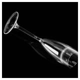 Elsjoy 12 Pack Plastic Champagne Flute, 6 oz Unbreakable Champagne Glasses Reusable Stemmed Champagne Coupes for Event, Wedding, Party