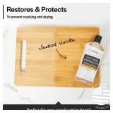 Thirteen Chefs Mineral Oil - 8 oz Food Grade Conditioner for Wood Cutting Board, Countertop & Butcher Block, Lubricant for Knife or Meat Grinder - Safe USP Finish on Marble, Soapstone