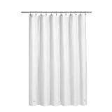 Barossa Design White Shower Curtain Liner - Premium PEVA, BPA & PVC Free, No Chemical Smell, Lightweight Shower Curtain with 3 Magnets, Metal Grommets - White, Standard Size