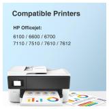 Faslvink 932XL 933XL Ink Cartridges Combo Pack Replacement for HP 932XL 933XL 932 XL 933 XL Work with HP Officejet 6600 6100 7110 7510 7610 6700 Printer Ink (933XL Ink Cartridges for HP Printers)