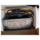 EVAPLUS 54.6V Electric Bike Power Adapter, Electric Scooter Charger for 48V Lithium Battery, 5.5mm DC Connector for 2.5mm/2.1mm