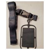 Gear Beast Universal Crossbody Pocket Cell Phone Lanyard Compatible with iPhone, Galaxy & Most Smartphones, Includes Phone Case Holder, Neck Strap Black