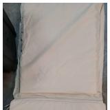 Oversized Lounge Chair Cushions for Outside, 80 Lx26 W, Replacement Outdoor Chaise Cushions with Ties, Zipper, Waterproof Lounge Chair Pads for Patio Pool Furniture, NO PILLOW AND THE TOP CUSHION DOES