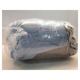 Litanika Comforters Queen Size Set Grayish Blue, 3 Pieces Lightweight Solid Bedding Comforter Set, All Season Fluffy Bed Set (90x90In Comforter & 2 Pillowcases)