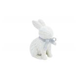 Mud Pie Wicker Resin Bunny; Large 8 1/4 x 6 1/2''