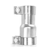 Peastorm 2 to 2.5 Inch Exhaust Adapter, 2 ID to 2.5' ID Exhaust Reducer Connector Pipe with Clamp'