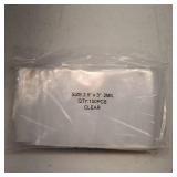 1000 Count - 2.5 x 3' Small Zip Bags, Reclosable Zipper Baggies, 2 Mil, Clear Plastic Resealable Storage Bags with Zip Top Lock for Packaging Jewelry, Pills, Buttons, Candy, Seeds, Powders - GPI'