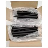Deegtran No Bleed Black Barrel Click Pens, Wholesale Retractable Ballpoint, Medium Point, Smooth Ink, 1.0MM Black Ink