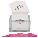 TableTopics Gratitude Question Card Game - 135 Conversation Starter Cards for Positive Talk with Family at The Dinner Table & Friends at Get-Togethers and Dinner Parties