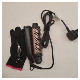 Curling Iron Instant Heat Up Hair Curling Wand Set, Curling Brush Ceramic Curling Wand, Dual Voltage Curling Iron with Glove & 1 Clips (Curling Wand ï¼1.5 ï¼)'
