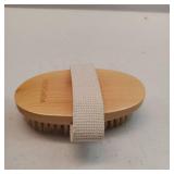 POPCHOSE Dry Brushing Body Brush, Natural Bristle Dry Skin Exfoliating Brush Body Scrub for Flawless Skin, Cellulite Reduction, Lymphatic Drainage and Blood Circulation Improvement