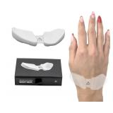 DELTAHUB Carpio 2.0 - Right-Handed Truly Ergonomic Wrist Rest for Mouse, Carpal Tunnel Support, Pain Relief, Anti-Fatigue, Easy Glide, Sleek, Office Computer, Laptop, Gaming - Large, White
