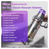 Dyson V11 Filters, 2 Pack Replacement, Compatible with V11 Torque Drive, Animal, Complete & V15 Detect, Plus, Submarine Vacuums, Part 970013-02