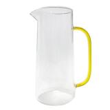 38 oz Glass Water Pitcher Jug with Handle and Spout Heat Resistant Water Carafes Cold Brew Iced Tea Sun Tea Jar Bedside Cocktail Sangria Drink Pitcher Dispenser Milk