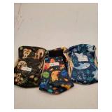 Langsprit Male Belly Bands for Dogs (Pack of 3) - Dog Diapers Male - High Absorbing Dog Wraps Washable - Reusable Small Doggy Doggie Puppy Dog Diapers (Sloth,Whale,Dinosaur, Small)