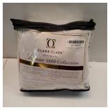 Clara Clark Flex Top King Sheets, 6 Piece Set - Hotel Luxury Sheets for Top Split King Bed, Super Soft Bedding Set, Head Split King Silver
