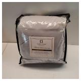 Clara Clark Flex Top King Sheets, 6 Piece Set - Hotel Luxury Sheets for Top Split King Bed, Super Soft Bedding Set, Head Split King Silver