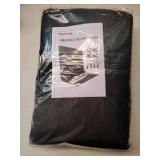 10 x 12 ft Black Backdrop, Polyester Fabric Chromakey Black Backdrop Background for Photography, Video, Studio and Television with 4 Backdrop Clips and 4 Spring Clamps