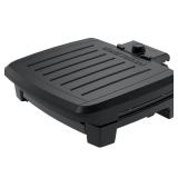 GEORGE FOREMAN Contact Submersible Grill, 5-Serving Grill - Adjustable Temperature Control, Black Plates, Wash the entire grill