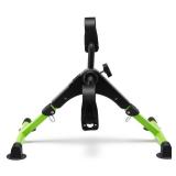 Pedal Exerciser Desk Exercise Bike Leg and Arm Bike with LCD Monitor Foldable (black/green)