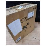 Pedal Exerciser Desk Exercise Bike Leg and Arm Bike with LCD Monitor Foldable (black/green)