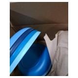 Rubtlamp 16pcs Wheat Straw Dinnerware Set, Unbreakable Plates And Bowls Sets of 4, Plastic Plates Set Reusable (Light Deep Four Colors) Daily
