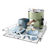 Tksrn Pull Out Cabinet Organizer (14\" W x 21\" D), Slide Out Shelves for Kitchen and Bathroom, Under Sink Storage (NEED 15\" W and 22\" D)