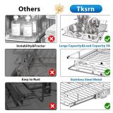 Tksrn Pull Out Cabinet Organizer (14\" W x 21\" D), Slide Out Shelves for Kitchen and Bathroom, Under Sink Storage (NEED 15\" W and 22\" D)