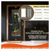 Fiberglass Magnetic Screen Door Fit Door Size 40 x 83 in- Heavy Duty Fiberglass Screen Door Mesh for Interior Door, Patio and Sliding Doors - Door Screen Magnetic Closure Let Fresh Air in