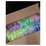 OLUPP 90 Pack Glow Bracelets, Glow in the Dark Party Supplies, 6 Color LED Light Up Bracelets for Adults & Kids Birthday Party Favors, Concert, New Year, Carnival, Raves