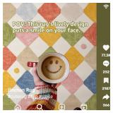 jinchan Area Rug 3x5 Kids Washable Indoor Floor Cover Non Slip Modern Soft Rug Classroom Diamond Carpet for Nursery Playroom Bedroom Living Room Circus on Cream