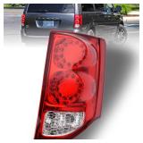 Nakuuly Tail Light Compatible With 2011-2020 Dodge Grand Caravan Right Passenger Side LED Taillight Rear Lamp Brake Signal Assembly with Bulb # 5182534AF CH2801199