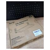 keny Cordless Cat Window Perch, Foldable Cat Window Hammock with 4 Suction Cups, Reversible Cover with Two Different Kinds of Fabrics, 40Lbs Load Capacity Sturdy Cat Window Bed for Cats Inside, Grey