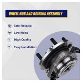 KUSATEC 513200 Front Wheel Bearing and Hub Assembly Compatible with Chevy Blazer RWD 1998-2005, GMC Jimmy 1998-2004, 5 Lug Bolts w/ABS