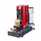 Rice rat Vertuo Capsule Holder Drawer for Nespresso With Glass (Class-30 Pods)