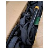 CXEZSIK Garden Hose Non-Expanding 100ft, Flexible Garden Hose with 10 Function Hose Nozzle, Lightweight, Kink Free and Water Hose for Outdoor,Yard, Lawn, Car Wash, Marine,and Camper Use