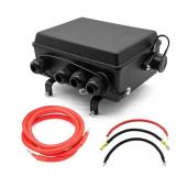MADAT 500A 12V Winch Solenoid Relay Control Contactor Box for 8000lbs-17000lbs Waterproof Pre-Wired Electric Winch Controller Case for ATV UTV SUV 4x4 Vehicles (No Relay, Box Only)