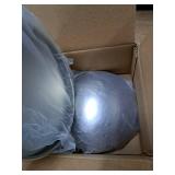 CHDT66 Semi Truck Hub Cap Cover - Inside Diameter 8\" (About 203.20 mm) Dome Rear Hub Caps Kit - Premium 304 Stainless Steel Mirror Finish- for Rear Wheel Universal Fit - 2 Pc Pack, Lip: 1\"