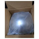 CHDT66 Semi Truck Hub Cap Cover - Inside Diameter 8\" (About 203.20 mm) Dome Rear Hub Caps Kit - Premium 304 Stainless Steel Mirror Finish- for Rear Wheel Universal Fit - 2 Pc Pack, Lip: 1\"