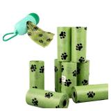 Dog Poop Bags rolls, 255 Count (17 Rolls), Sturdy and Biodegradable waste bags for dogs, Cats Litter Bags, Trash Bags, Leak-Proof, Unscented