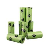 Dog Poop Bags rolls, 255 Count (17 Rolls), Sturdy and Biodegradable waste bags for dogs, Cats Litter Bags, Trash Bags, Leak-Proof, Unscented