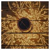Solar Cardinal Lanterns Outdoor Hanging Decor Lantern,Waterproof Hollow Out Metal Decorative Garden Light,Graceful Decoration for Patio,Yard,Landscape,Walkway,Festival