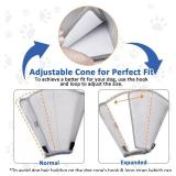 BARKLESS Dog Cone, Soft Cone for Dogs After Surgery to Stop Licking, Alternative to Recovery Collar for Large Breeds, Adjustable Elizabethan Collar for Neutering and Wound Care