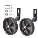 Gugou Training Wheels for12 14 16 18 20 inch Bike .Bicycle Training Wheels for Suitable Single Speed Bike (Black)
