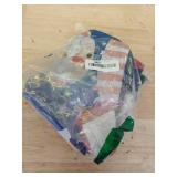40 Inches Uncle Sam Windsock Decoration, Patriotic USA Themed Hanging Outdoor Wind Sock Ornament with Red, White, Blue Streamers, 